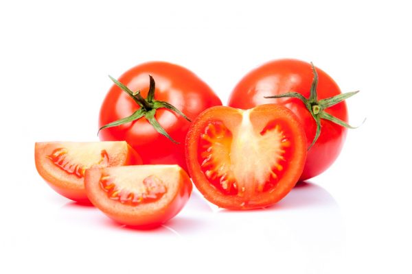 Tomato vegetables isolated on white background