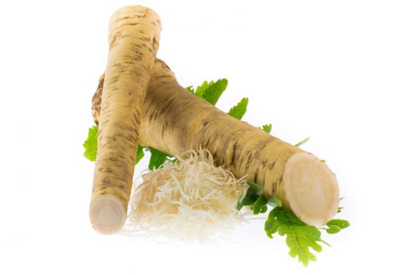 Horseradish and grated horseradish